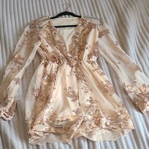 Like new! Sequin romper